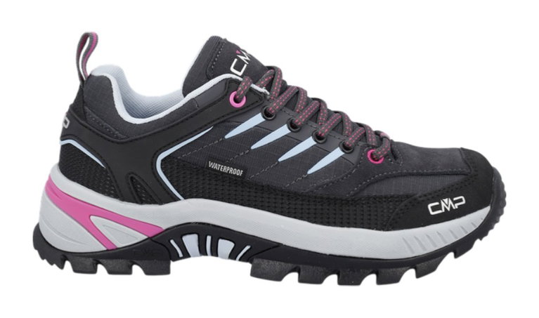 CMP Wanderschuhe Rigel 2.0 Low Trekking WP (wasserdicht) titaniumgrau/skyblau Damen