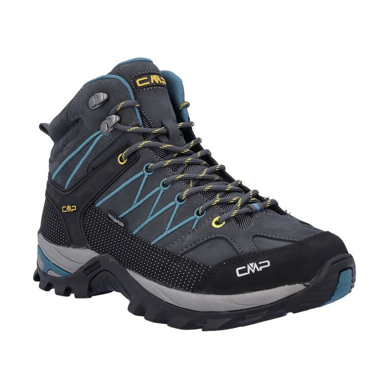 CMP Wanderschuhe Rigel Mid Trekking WP (wasserdicht) anthrazitgrau/blau Herren