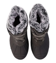 CMP Borhea WP Snow Winter Boots (Suede, with Lining, Waterproof) black/dark grey Ladies