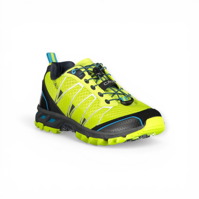 CMP Trail-Laufschuhe Altak (wasserdichtes Mesh-Obermaterial) limegrün/anthrazitgrau Herren
