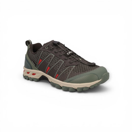 CMP Trail-Laufschuhe Altak WP (wasserdicht) dunkelgrau/grün Herren