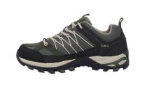 CMP Wanderschuhe Rigel Low WP (Trekking, wasserdicht) dunkelgrau/grün Herren