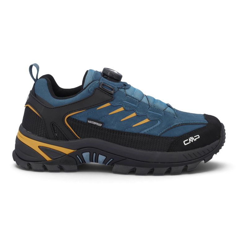 CMP Wanderschuhe Rigel 2.0 Low Fitgo WP Trekking (wasserdicht, FitGo-Schnürsystem) blau Herren