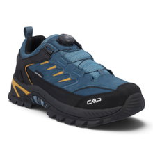 CMP Wanderschuhe Rigel 2.0 Low Fitgo WP Trekking (wasserdicht, FitGo-Schnürsystem) blau Herren