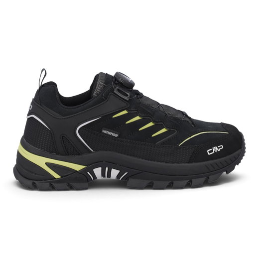 CMP Wanderschuhe Rigel 2.0 Low Fitgo WP Trekking (wasserdicht, FitGo-Schnürsystem) schwarz Herren