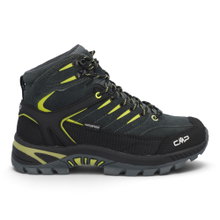 CMP Wanderschuhe Rigel 2.0 Mid WP (Veloursleder, wasserdicht) dunkelgrün Kinder
