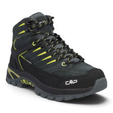 CMP Wanderschuhe Rigel 2.0 Mid WP (Veloursleder, wasserdicht) dunkelgrün Kinder