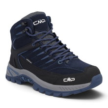 CMP Wanderschuhe Rigel 2.0 Mid WP (Veloursleder, wasserdicht) dunkelblau Kinder