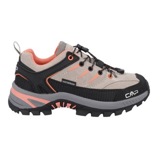 CMP Wanderschuhe Rigel 2.0 Low WP (Veloursleder, wasserdicht) beige/rosa Kinder