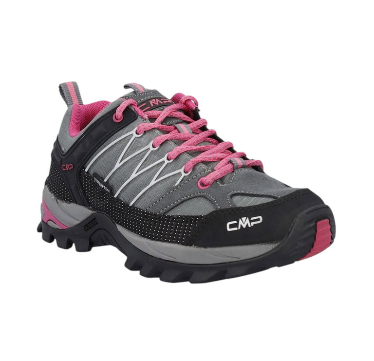 CMP Wanderschuhe Rigel Low WP (Trekking, wasserdicht) grau/fuchsia Damen