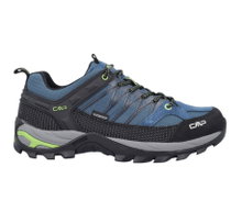 CMP Wanderschuhe Rigel Low WP (Trekking, wasserdicht) dunkelblau/schwarz/grün Herren