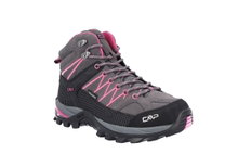 CMP Wanderschuhe Rigel Mid WP (Trekking, wasserdicht) grau/pink Damen