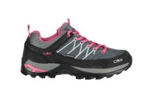CMP Buty trekkingowe Rigel Low WP (Trekking, wodoodporne) szare/fuksjowe damskie