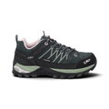 CMP Wanderschuhe Rigel Low WP (Trekking, wasserdicht) dunkelgrün/pink Damen