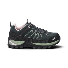 CMP Wanderschuhe Rigel Low WP (Trekking, wasserdicht) dunkelgrün/pink Damen