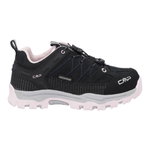 CMP Wanderschuhe Rigel Low WP (Veloursleder, wasserdicht) anthrazitgrau/pink Kinder