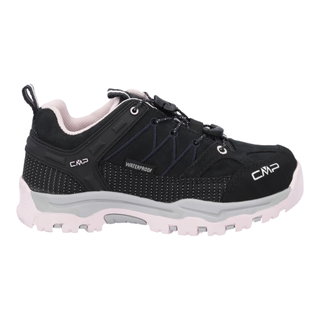 CMP Wanderschuhe Rigel Low WP (Veloursleder, wasserdicht) anthrazitgrau/pink Kinder