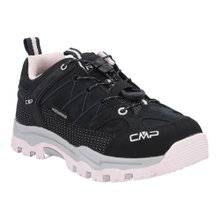 CMP Wanderschuhe Rigel Low WP (Veloursleder, wasserdicht) anthrazitgrau/pink Kinder