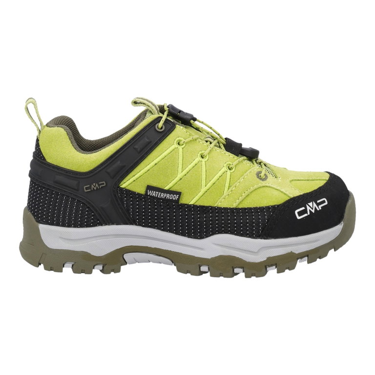 CMP Wanderschuhe Rigel Low WP (Veloursleder, wasserdicht) gelb/olivegrün Kinder