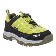 CMP Wanderschuhe Rigel Low WP (Veloursleder, wasserdicht) gelb/olivegrün Kinder