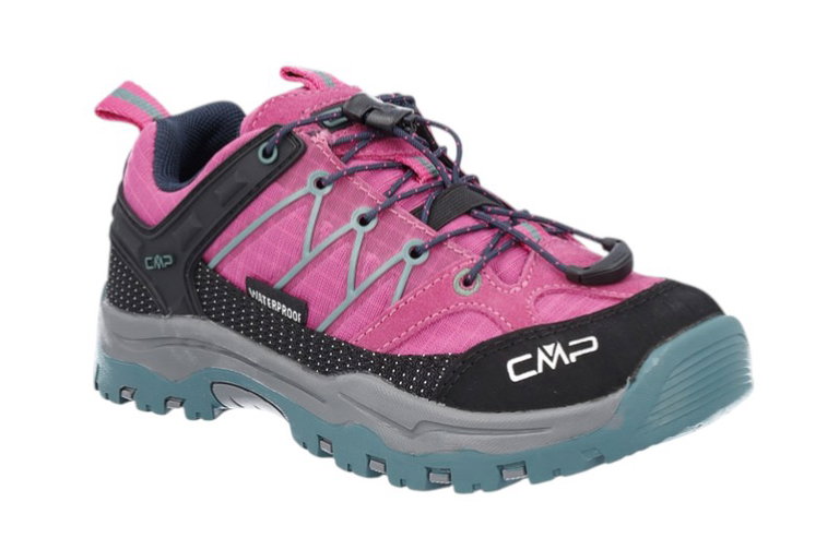 CMP Wanderschuhe Rigel Low WP (Trekking, wasserdicht) pink/schwarz Mädchen