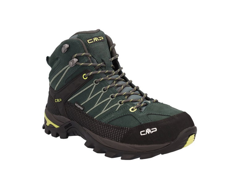 CMP Wanderschuhe Rigel Mid Trekking WP (wasserdicht) dunkelgrün/schwarz Herren