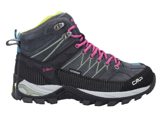 CMP Wanderschuhe Rigel Mid WP (Trekking, wasserdicht) anthrazitgrau/mineral Damen