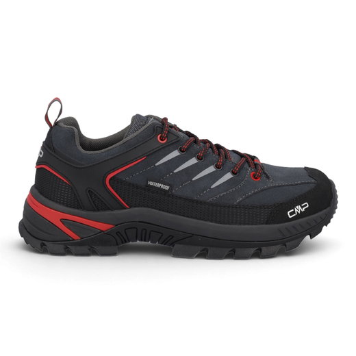 CMP Wanderschuhe Rigel 2.0 Low Trekking WP (Trekking, wasserdicht) 2026 titaniumgrau/rot Herren