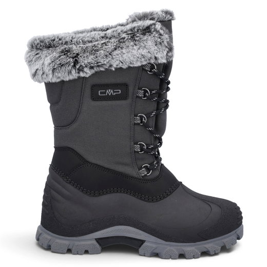 CMP Winterstiefel Magdalena (Polyester, wasserdicht, warm gefüttert) grau/schwarz Mädchen