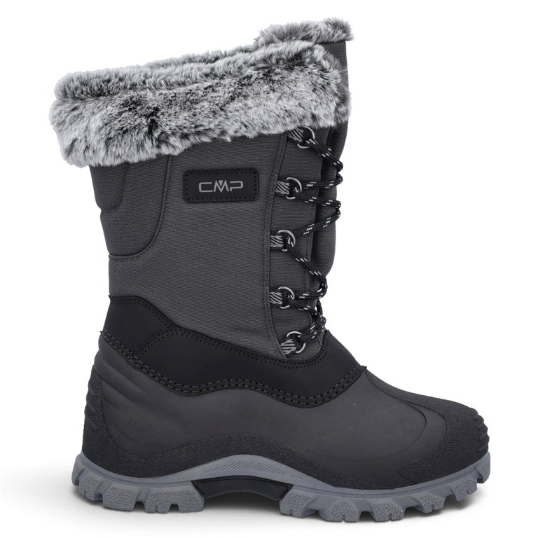 CMP Winterstiefel Magdalena (Polyester, wasserdicht, warm gefüttert) grau/schwarz Mädchen