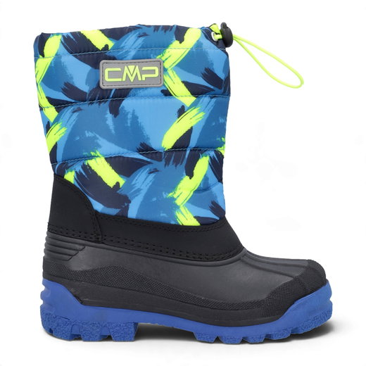 CMP Winterstiefel Sneewy Snow Boot (Überschuh ist wasserdicht) petrolblau/lime Kinder