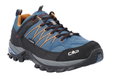 CMP Buty trekkingowe Rigel Low WP (trekkingowe, wodoodporne) ocean-niebieski/pomarańczowy męskie