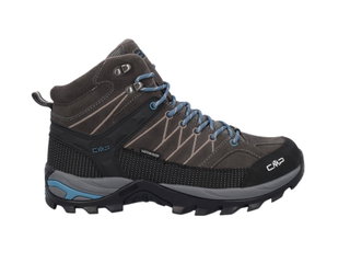 CMP Wanderschuhe Rigel Mid Trekking WP (wasserdicht) chocolatebraun/petrol Herren