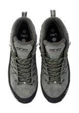 CMP Wanderschuhe Rigel Mid Trekking WP (wasserdicht) grau/schwarz/grün Herren