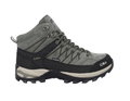 CMP Wanderschuhe Rigel Mid Trekking WP (wasserdicht) grau/schwarz/grün Herren