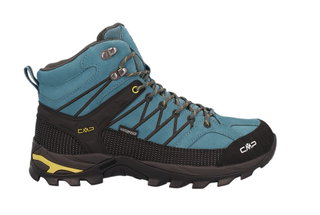 CMP Wanderschuhe Rigel Mid Trekking WP (wasserdicht) blau/schwarz/gold Herren