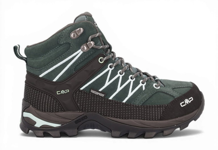 CMP Wanderschuhe Rigel Mid WP (Trekking, wasserdicht) jade grün Damen
