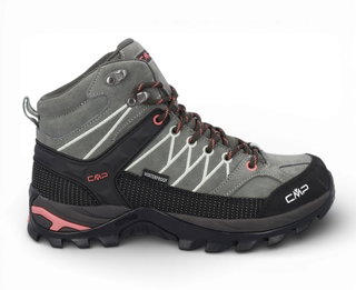 CMP Wanderschuhe Rigel Mid WP (Trekking, wasserdicht) avocado/coral Damen