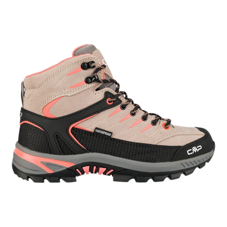 CMP Wanderschuhe Rigel 2.0 Mid WP (Veloursleder, wasserdicht) beige/rosa Mädchen