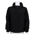 Colmar Übergangansjacke Fibers (aus Baumwolle, mit Kapuze) schwarz Herren