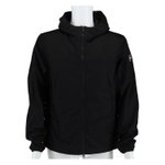 Colmar Übergangansjacke Fibers (aus Baumwolle, mit Kapuze) schwarz Herren