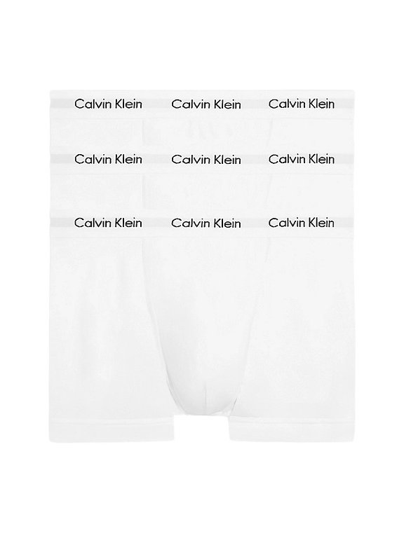 Calvin Klein Unterwäsche Boxershorts Cotton Stretch Brief (Baumwolle) weiss Herren - 3 Stück