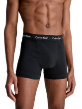 Calvin Klein Underwear Cotton Stretch Brief Boxers (Cotton) black/black Men's - 3 Pieces