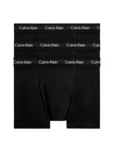Calvin Klein Underwear Cotton Stretch Brief Boxers (Cotton) black/black Men's - 3 Pieces