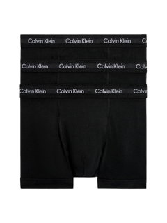 Calvin Klein Underwear Cotton Stretch Brief Boxers (Cotton) black/black Men's - 3 Pieces