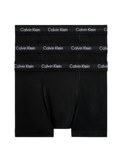 Calvin Klein Unterwäsche Boxershorts Cotton Stretch Brief (Baumwolle) schwarz/schwarz Herren - 3 Stück