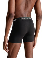 Calvin Klein Underwear Boxer Shorts Brief Modern Structure (Cotton) Black Men's - 3 Pieces