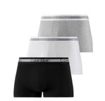 Calvin Klein Unterwäsche Boxershorts Trunk (Baumwolle) mehrfarbig schwarz/weiss/grau Herren - 3 Stück