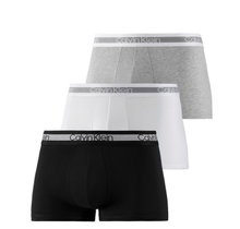 Calvin Klein Bielizna Bokserki Trunk (Bawełna) wielokolorowy czarny/biały/szary Mężczyźni - 3 sztuki