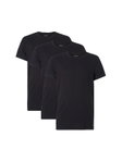 Calvin Klein Shirt Crew Neck Cotton Classics (100% Baumwolle) Unterwäsche schwarz Herren - 3er Pack